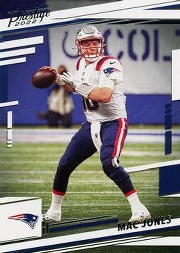 #198 Mac Jones - New England Patriots - 2022 Panini Prestige Football