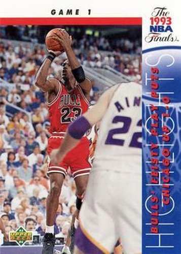 #198 Michael Jordan - Chicago Bulls - 1993-94 Upper Deck Basketball