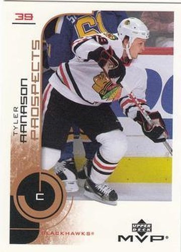 #198 Tyler Arnason - Chicago Blackhawks - 2002-03 Upper Deck MVP Hockey