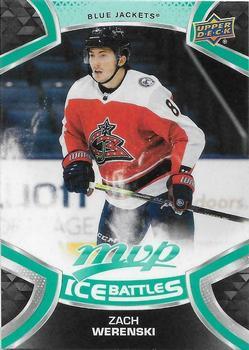 #198 Zach Werenski - Columbus Blue Jackets - 2021-22 Upper Deck MVP - Ice Battles Hockey