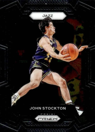 #198 John Stockton - Utah Jazz - 2023-24 Panini Prizm Basketball