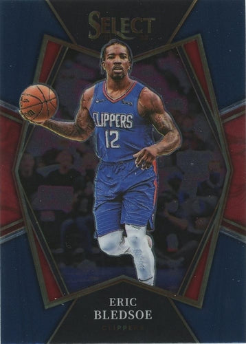 #198 Eric Bledsoe - Los Angeles Clippers - 2021-22 Panini Select - Blue Basketball