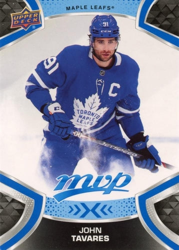 #199 John Tavares - Toronto Maple Leafs - 2021-22 Upper Deck MVP - Blue Hockey