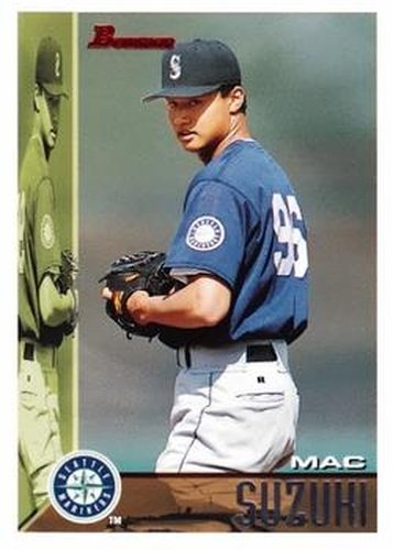 #199 Mac Suzuki - Seattle Mariners - 1995 Bowman Baseball