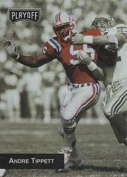 #199 Andre Tippett - New England Patriots - 1993 Playoff Football