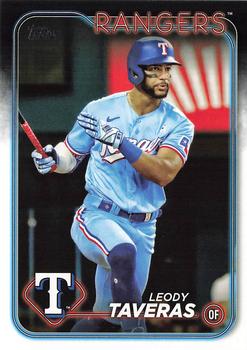 #199 Leody Taveras - Texas Rangers - 2024 Topps Baseball