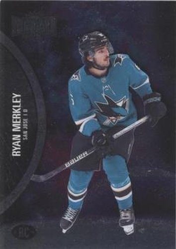 #199 Ryan Merkley - San Jose Sharks - 2021-22 Skybox Metal Universe Hockey