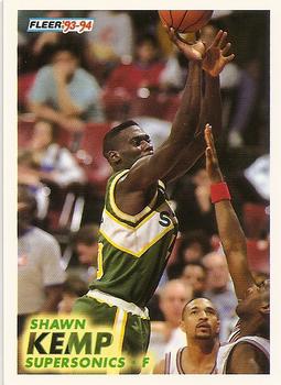 #199 Shawn Kemp - Seattle SuperSonics - 1993-94 Fleer Basketball