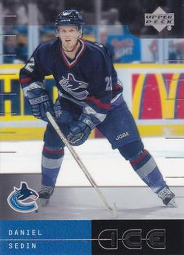 #79 Daniel Sedin - Vancouver Canucks - 2000-01 Upper Deck Ice Hockey