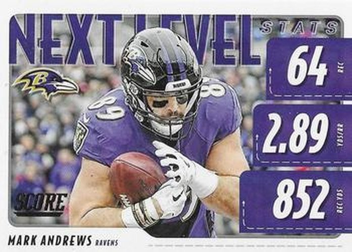 #NLS-MA Mark Andrews - Baltimore Ravens - 2020 Score - Next Level Stats Football