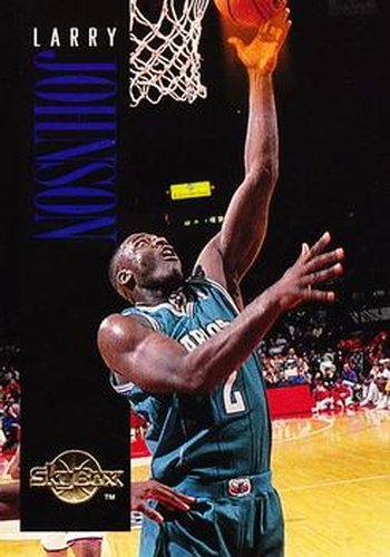 #19 Larry Johnson - Charlotte Hornets - 1994-95 SkyBox Premium Basketball