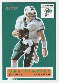 #19 Jay Fiedler - Miami Dolphins - 2001 Topps Heritage Football