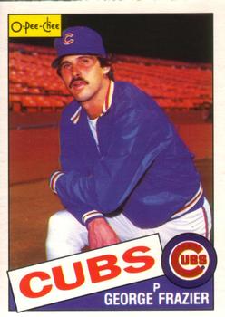 #19 George Frazier - Chicago Cubs - 1985 O-Pee-Chee Baseball
