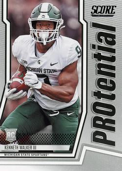 #P-KW Kenneth Walker III - Michigan State Spartans - 2022 Score - PROtential Football