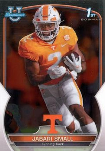 #19 Jabari Small - Tennessee Volunteers - 2022 Bowman Chrome University Football