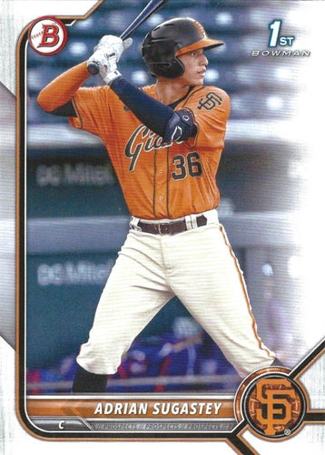 #BP-19 Adrian Sugastey - San Francisco Giants - 2022 Bowman - Prospects Baseball