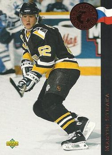 #ER19 Martin Straka - Pittsburgh Penguins - 1992-93 Upper Deck - Euro-Rookies Hockey