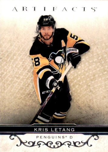 #19 Kris Letang - Pittsburgh Penguins - 2021-22 Upper Deck Artifacts Hockey