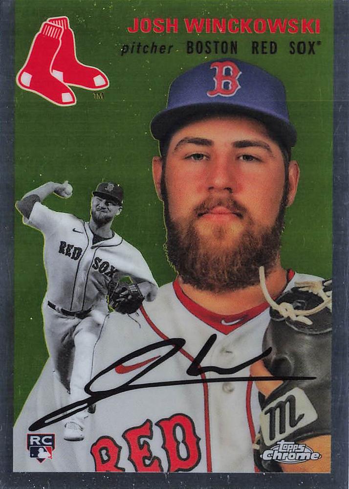 #19 Josh Winckowski - Boston Red Sox - 2023 Topps Chrome Platinum Anniversary Baseball