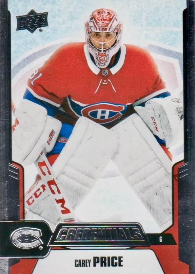 #19 Carey Price - Montreal Canadiens - 2019-20 Upper Deck Credentials Hockey