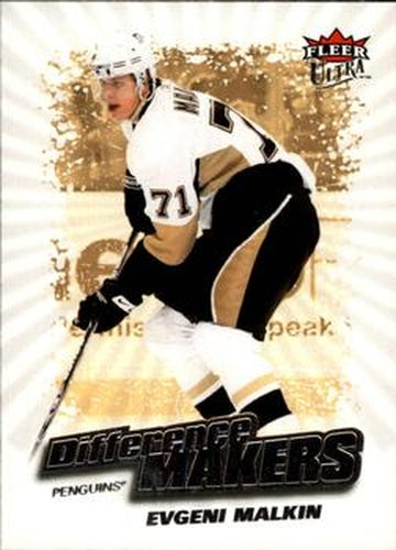 #DM19 Evgeni Malkin - Pittsburgh Penguins - 2008-09 Ultra - Difference Makers Hockey