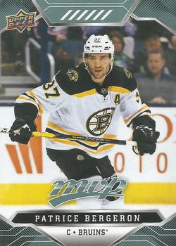 #19 Patrice Bergeron - Boston Bruins - 2019-20 Upper Deck MVP Hockey