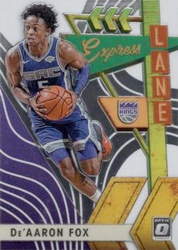 #19 De'Aaron Fox - Sacramento Kings - 2019-20 Donruss Optic - Express Lane Basketball