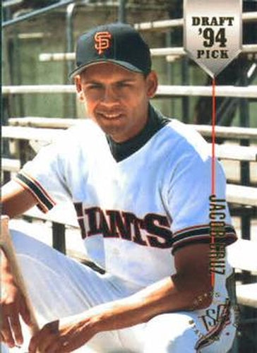 #19 Jacob Cruz - San Francisco Giants - 1994 Stadium Club Draft Picks Baseball