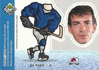#BH19 Joe Sakic - Colorado Avalanche - 1998-99 UD Choice - Bobbing Head Hockey