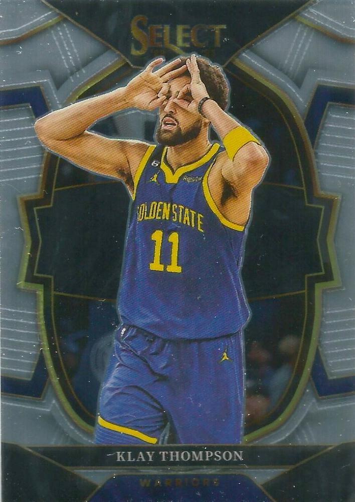#19 Klay Thompson - Golden State Warriors - 2022-23 Panini Select Basketball