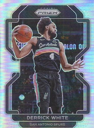 #19 Derrick White - San Antonio Spurs - 2021-22 Panini Prizm - Silver Basketball