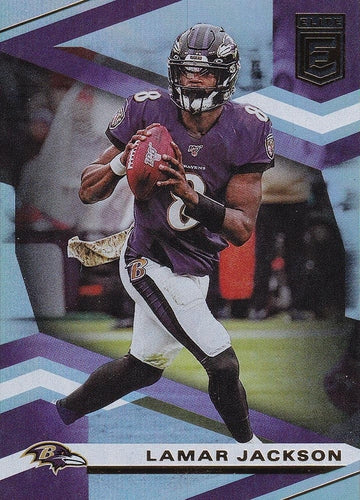 #19 Lamar Jackson - Baltimore Ravens - 2020 Donruss Elite Football