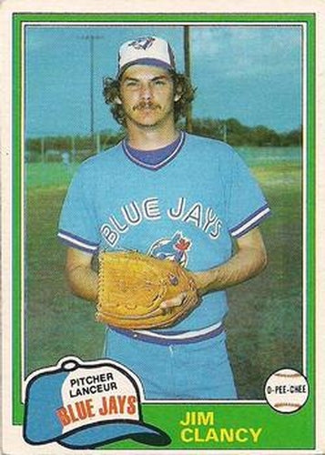 #19 Jimancy - Toronto Blue Jays - 1981 O-Pee-Chee - Gray Back Baseball