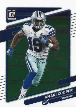 #19 Amari Cooper - Dallas Cowboys - 2021 Donruss Optic Football