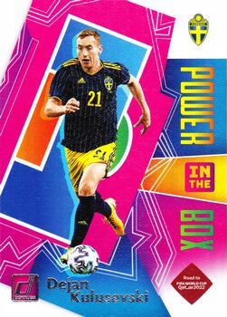 #19 Dejan Kulusevski - Sweden - 2021-22 Donruss Road to FIFA World Cup Qatar 2022 - Power in the Box Soccer