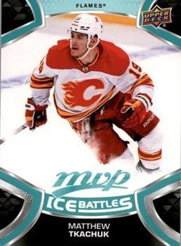 #19 Matthew Tkachuk - Calgary Flames - 2021-22 Upper Deck MVP - Ice Battles Hockey