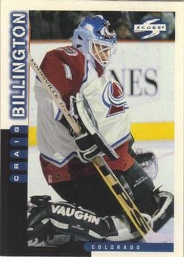 #19 Craig Billington - Colorado Avalanche - 1997-98 Score Hockey