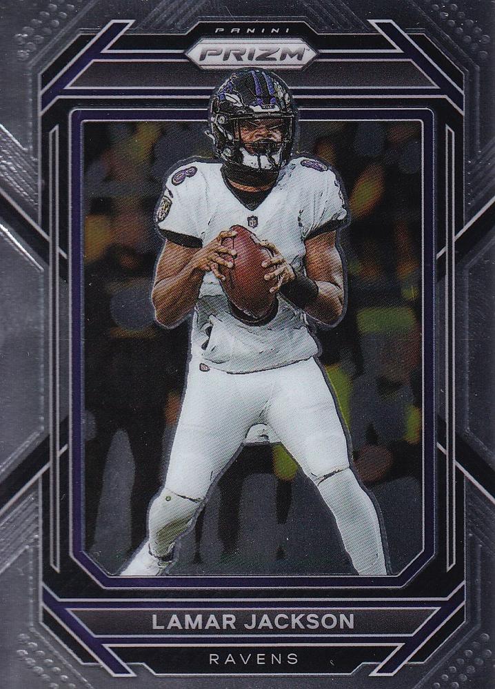 #19 Lamar Jackson - Baltimore Ravens - 2022 Panini Prizm Football