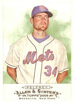 #19 Mike Pelfrey - New York Mets - 2009 Topps Allen & Ginter Baseball