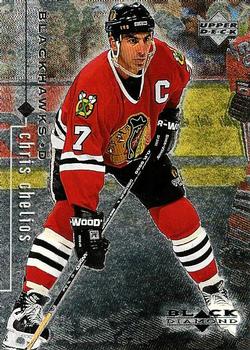 #19 Chris Chelios - Chicago Blackhawks - 1998-99 Upper Deck Black Diamond Hockey