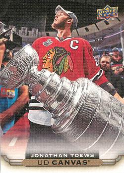 #C19 Jonathan Toews - Chicago Blackhawks - 2015-16 Upper Deck - UD Canvas Hockey