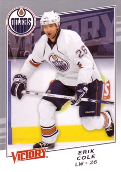 #269 Erik Cole - Edmonton Oilers - 2008-09 Upper Deck Victory Hockey