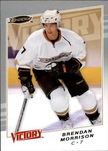 #251 Brendan Morrison - Anaheim Ducks - 2008-09 Upper Deck Victory Hockey