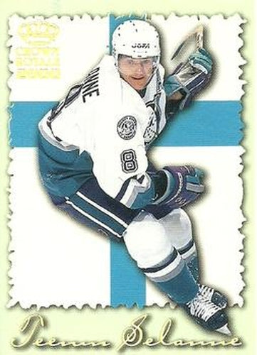 #1 Teemu Selanne - Anaheim Mighty Ducks - 1999-00 Pacific Crown Royale - International Glory Hockey