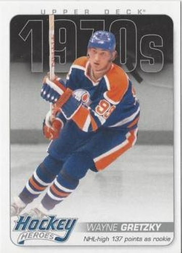 #HH27 Wayne Gretzky - Edmonton Oilers - 2011-15 Upper Deck - Hockey Heroes