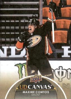 #C1 Maxime Comtois - Anaheim Ducks - 2021-22 Upper Deck - UD Canvas Hockey