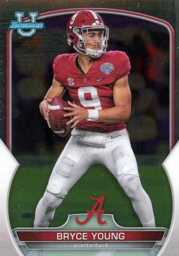 #1a Bryce Young - Alabama Crimson Tide - 2022 Bowman Chrome University Football