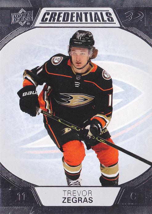 #1 Trevor Zegras - Anaheim Ducks - 2022-23 Upper Deck Credentials Hockey