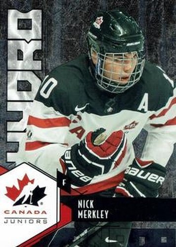 #H-1 Nick Merkley - Canada - 2015 Upper Deck Team Canada Juniors - Hydro Hockey