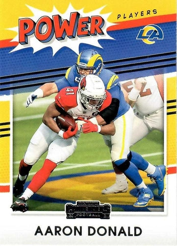 #PP-ADO Aaron Donald - Los Angeles Rams - 2021 Panini Contenders - Power Players Football